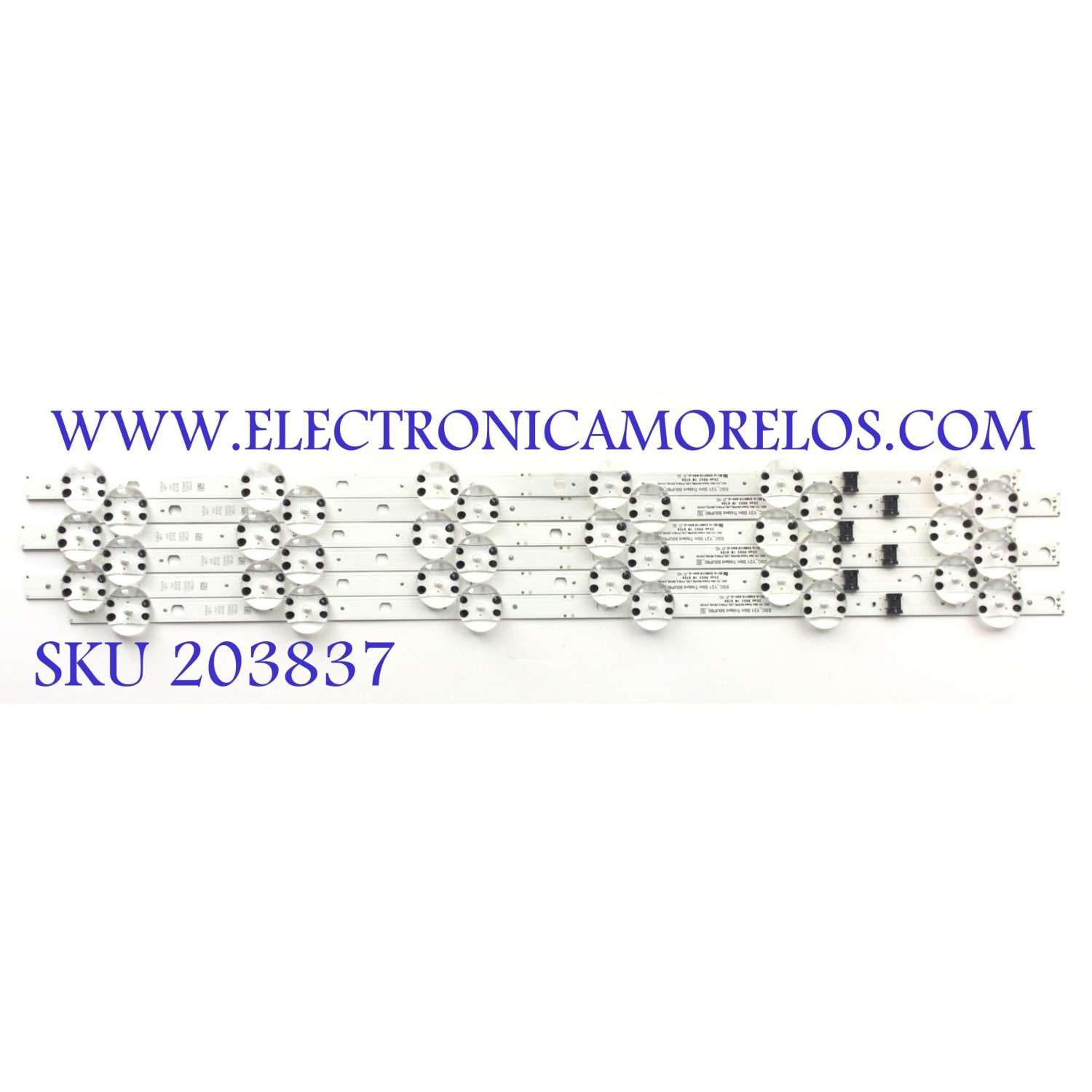 KIT DE LED'S PARA TV LG ( 6 PZ ) / NUMERO DE PARTE EAV65036201 / SSC_Y21 SLIM TRIDENT 50UP80_S / SSC_Y21 SLIM TRIDENT 50UP80_LGD_PTN0.5_REV00_210105 / MODELO 50UP76703LB / 50UQ9000PUD